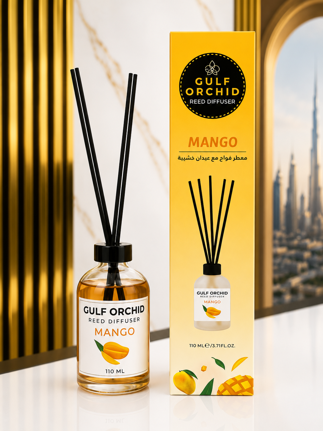 Difusor de Varillas Mango – Gulf Orchid