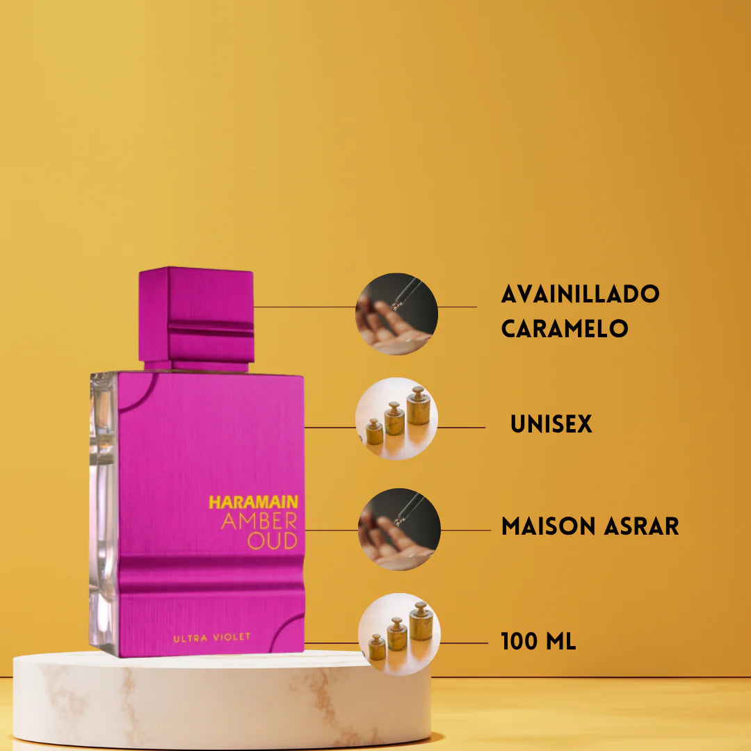 AMBER OUD ULTRA VIOLET – Perfume femenino intenso, floral y elegante