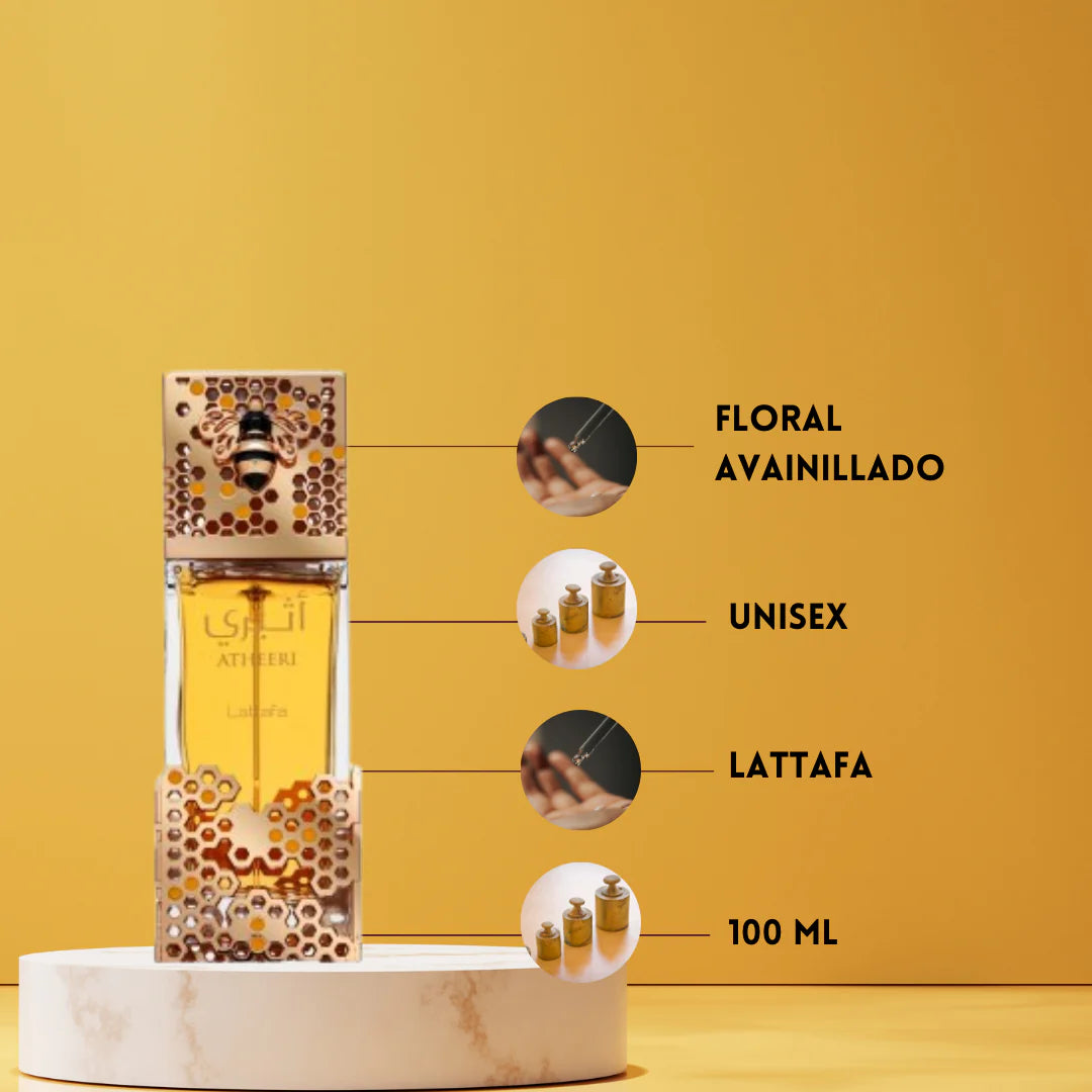 Atheeri – Perfume floral avainillado con almizcle y toque oriental | Lattafa